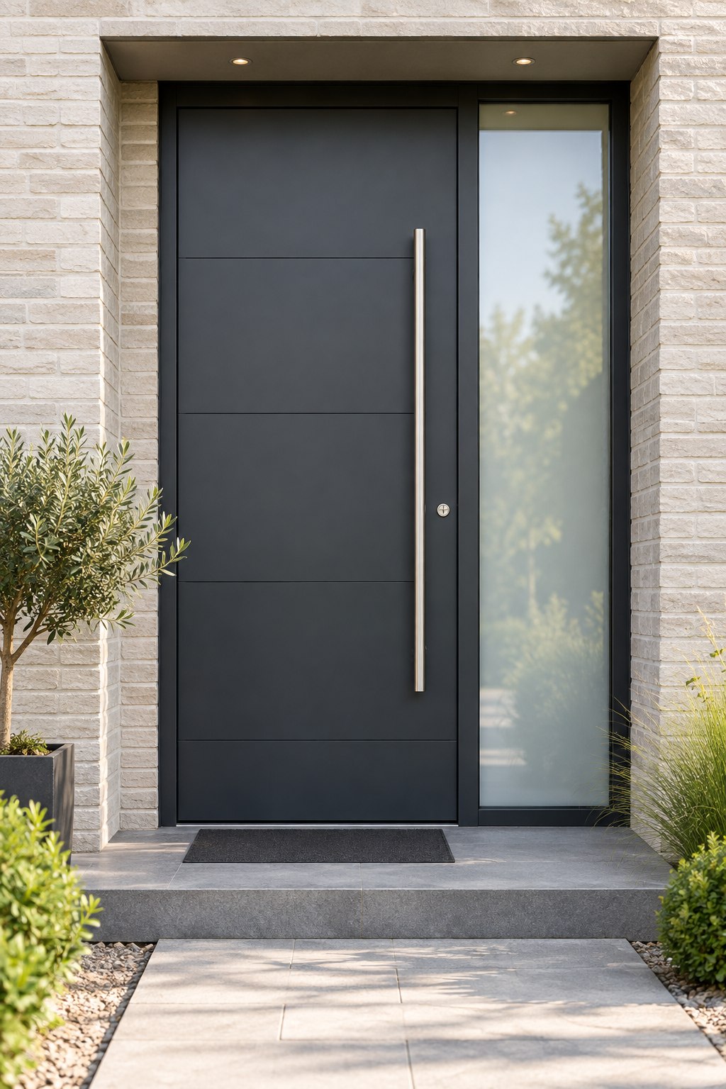 Inspiratie voor een moderne aluminium voordeur